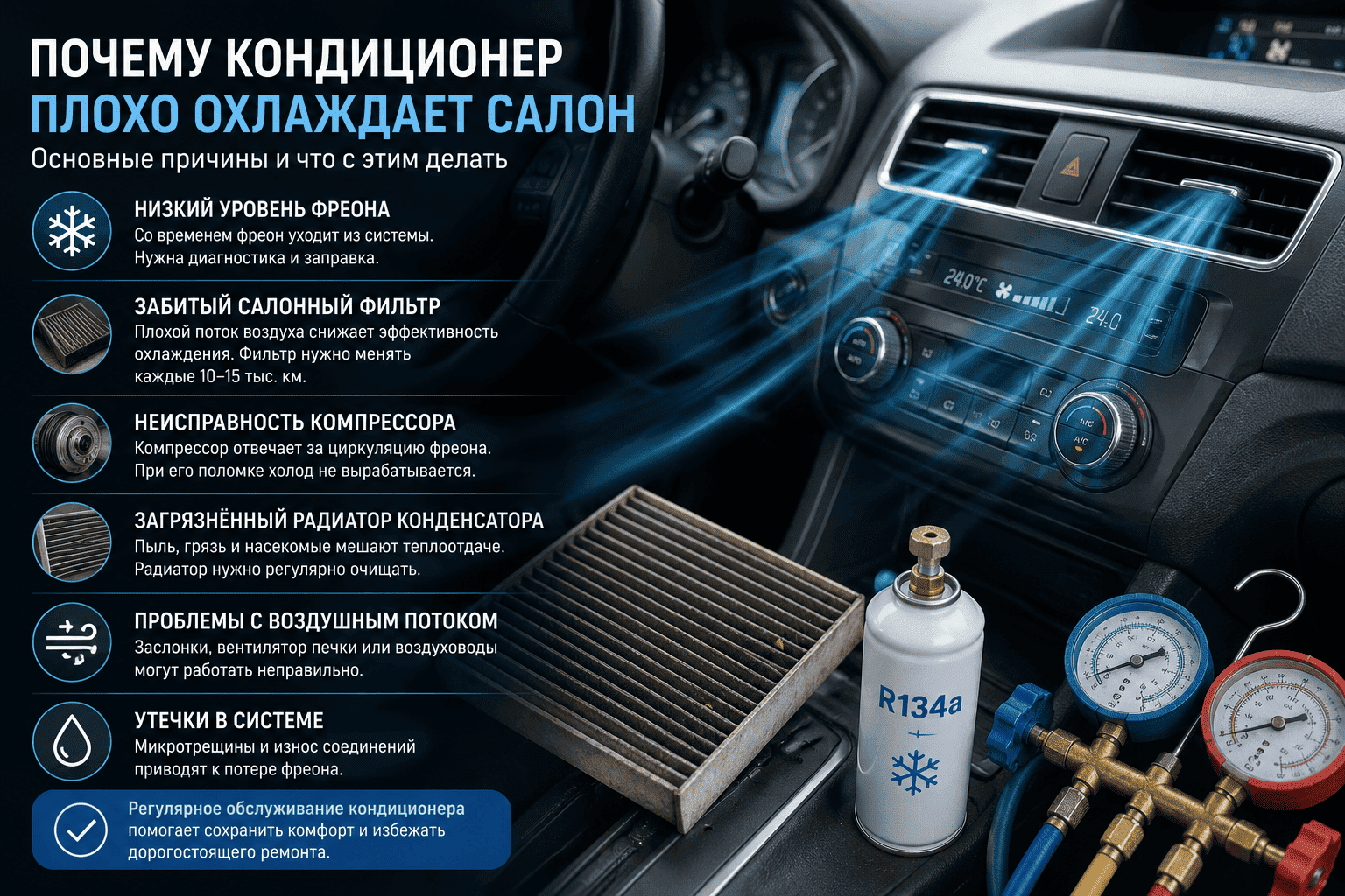Почему плохо работает кондиционер